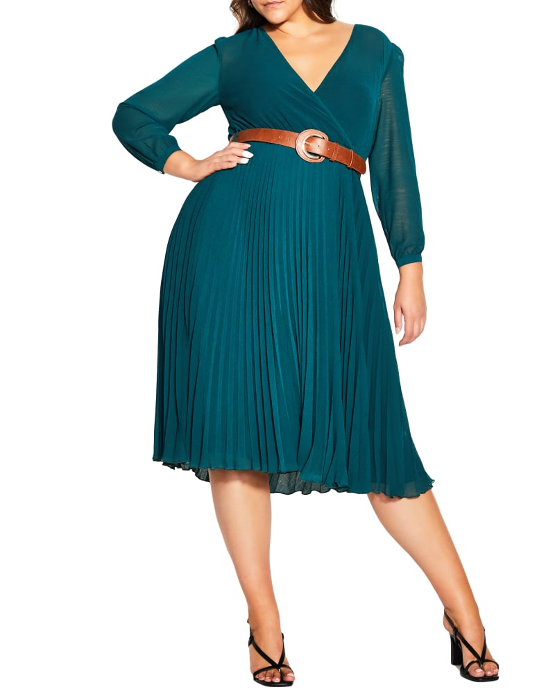 Precious Pleat Dress Alpine